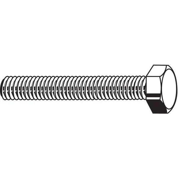 Fabory U04104.100.0150 1 inch-8 Grade 8 Hex Head Cap Screw - Steel, Pk 5, Men's