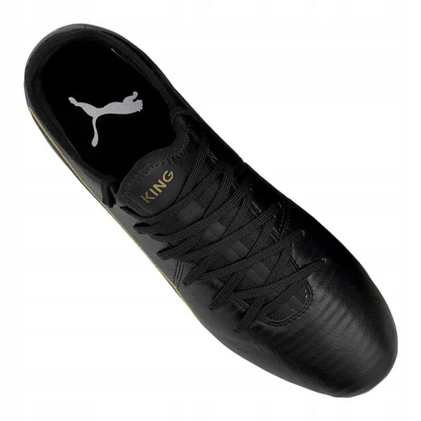 Puma King Pro FG Football Boots - Mens - Black/Gold