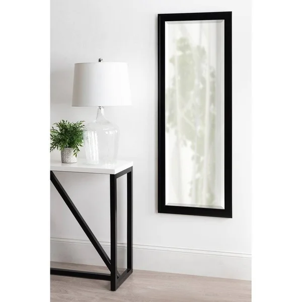 DesignOvation Bosc Framed Wall Mirror - 27.5x39.5, White