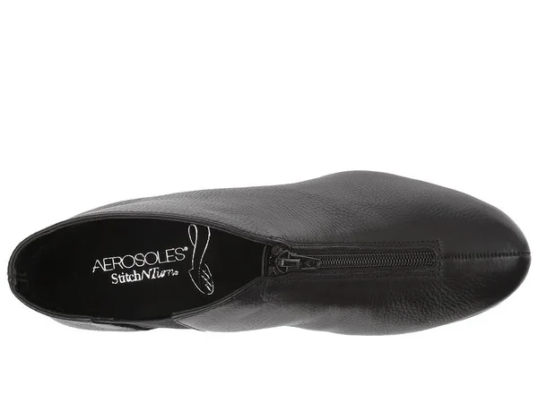 Aerosoles Women's Allowance Ankle Boot - Black LEATHER, 10