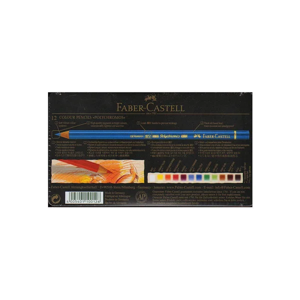 Polychromos Pencil Tin Set of 60, Faber-Castell
