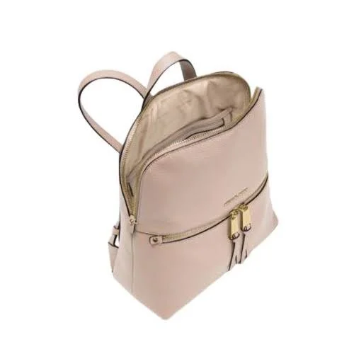 Michael Kors Rhea Medium Slim Backpack (Soft Pink)