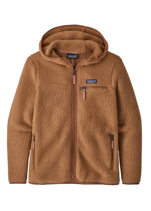 Patagonia Women's Retro Pile Fleece Hoody - Beech Brown