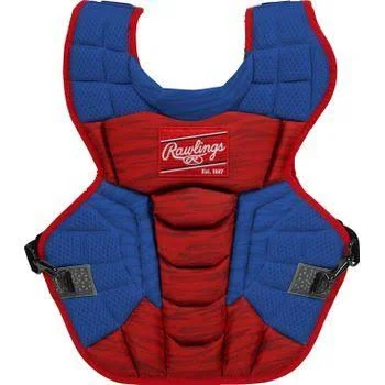 Rawlings NOCSAE Velo 2.0 Chest Protector Purple/White