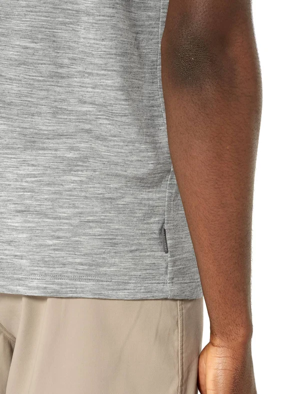 Icebreaker Tech Lite SS Crewe Icebreaker Wordmark - Men's