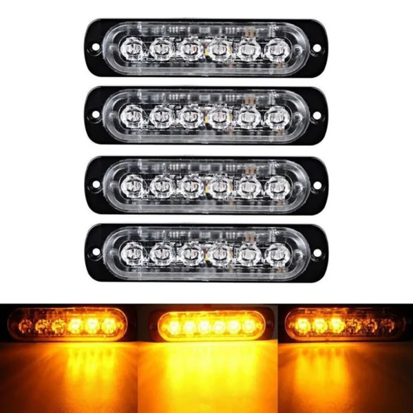 XK Glow XK052001-4WA 4pc Strobe Lights w/traffic Modes U