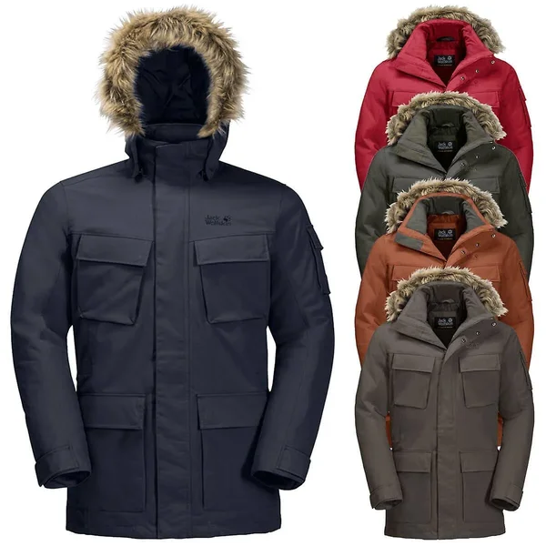Jack Wolfskin Glacier Canyon Parka Men Copper