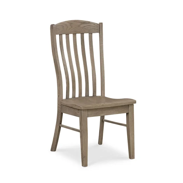 Holden Oak Side Chair - Wood, L:22x22xW:19x22xH:40.50x22 by Bassett Furniture