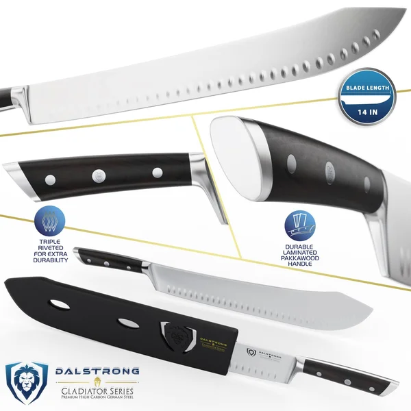 Gladiator Series 14x22 Butcher & Breaking Cimitar Knife