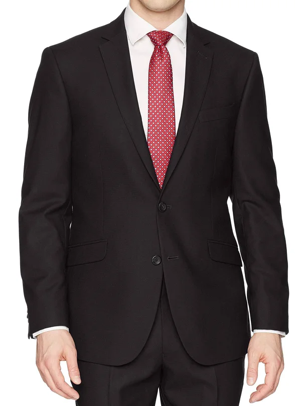 Kenneth Cole Reaction Black Suit SEPARATE Coat - 42S