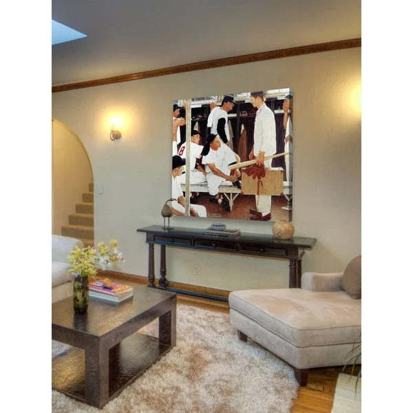 Marmont Hill The Rookie by Norman Rockwell Painting Print on Canvas