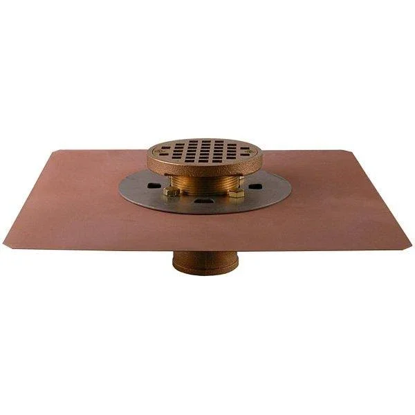 Shower Floor Drain (No Grate) 4x22 Bowl w/ 3x22 No Hub SD3NH