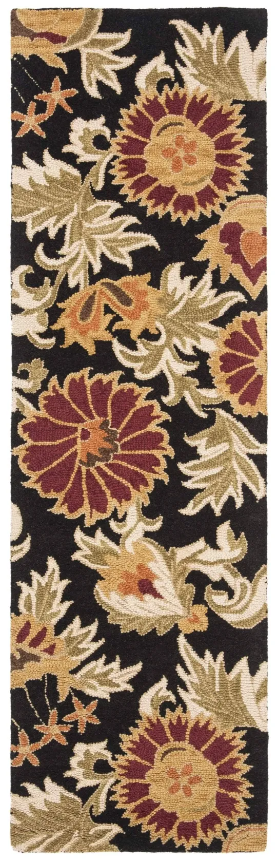 Safavieh Blossom BLM912A Area Rug - Black/Multi - Size: 8& x 10&
