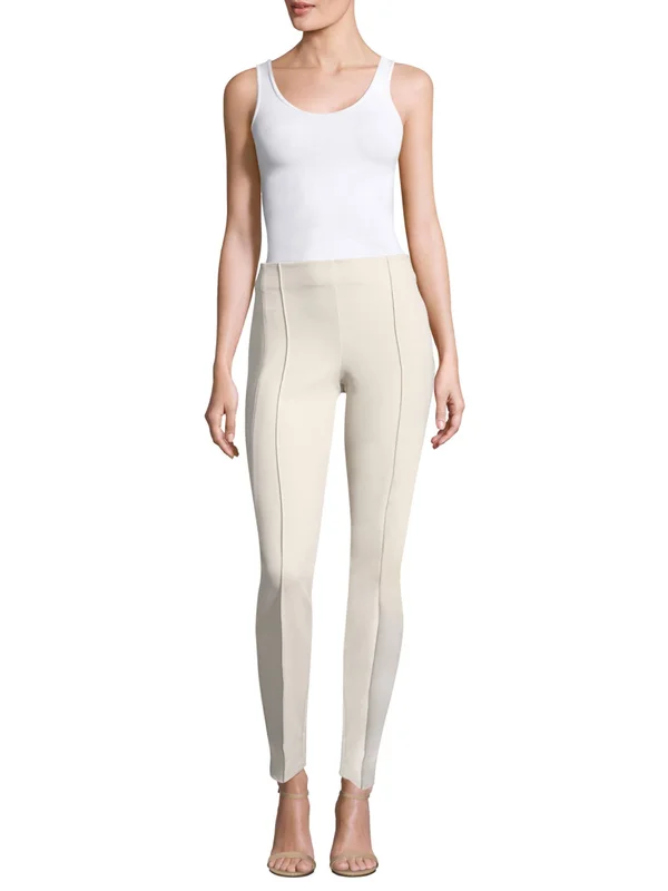 Lafayette 148 New York Women's Acclaimed Stretch Gramercy Pants - Sand - Size 16