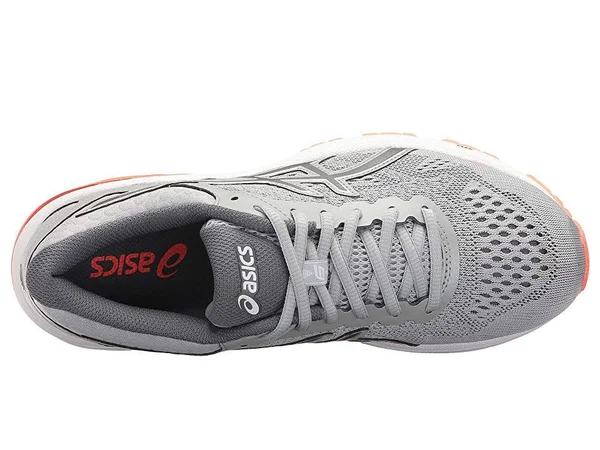 Asics Women's GT-1000 6 Running Shoe, Mid Grey/Flash Coral, 6