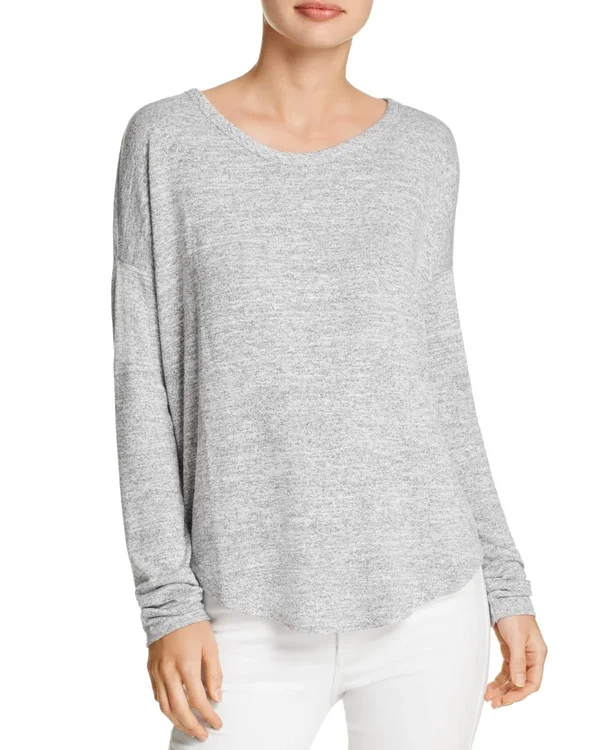 Rag & Bone Hudson Long Sleeve Tee x Small - Black