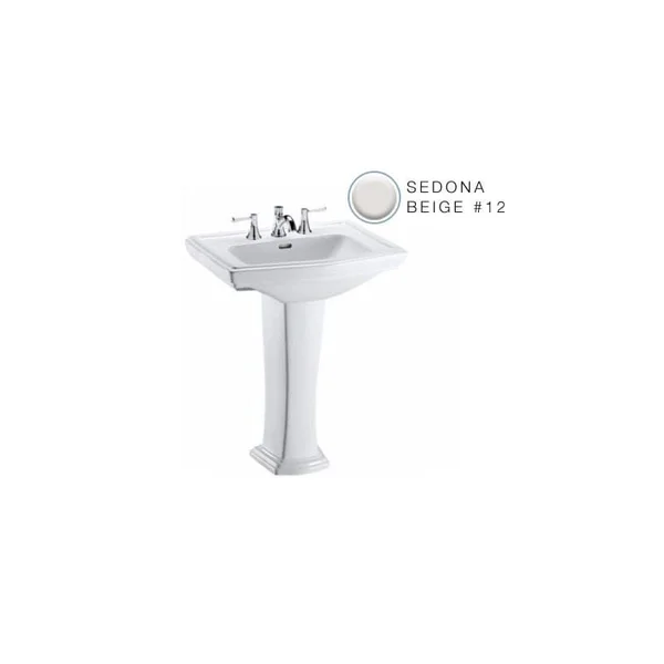 Toto LPT780.4#12 Clayton Pedestal Lavatory, Sedona Beige