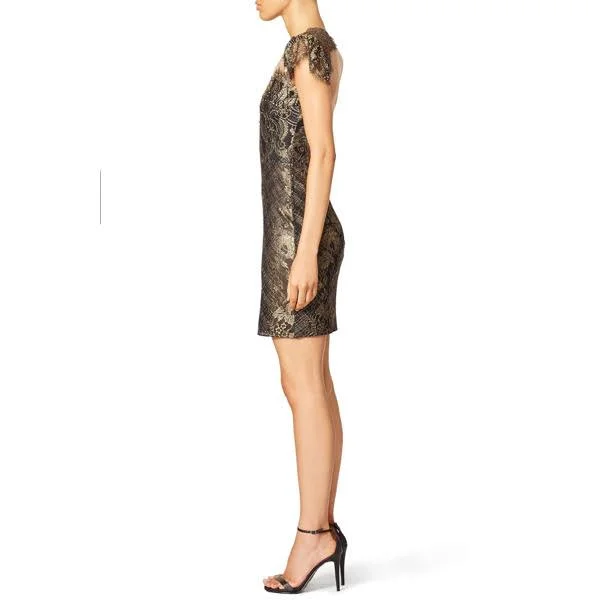 Marchesa Notte - Golden Crest Sheath