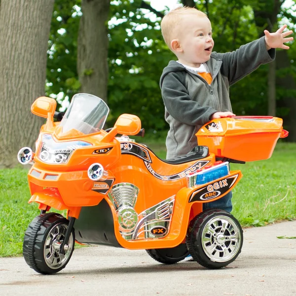 Lil& Rider 3 Wheel Battery Powered FX Sport Bike, Orange