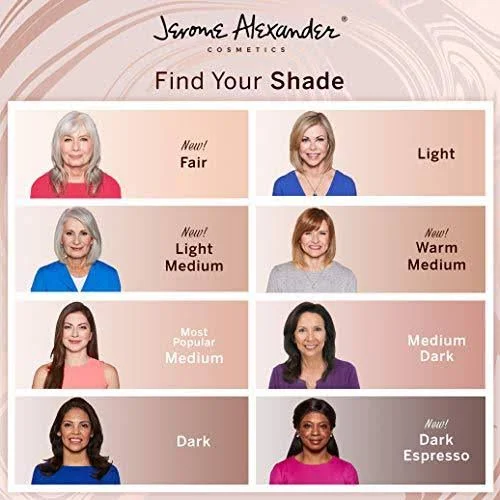 MagicMinerals Deluxe Airbrush Foundation Set by Jerome Alexander, 5 Piece Spray