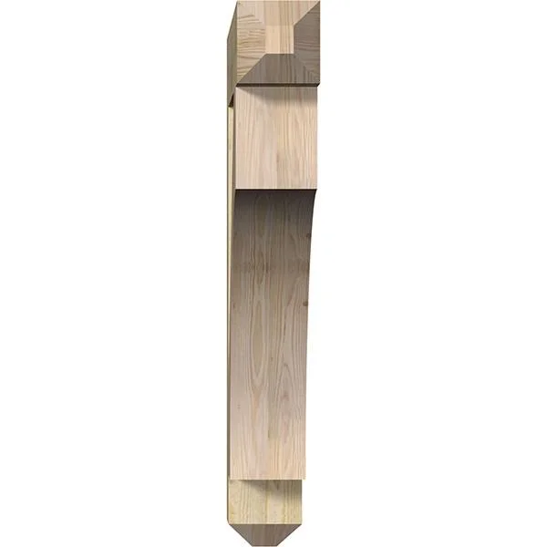 6x22W x 38x22D x 42x22H Westlake Craftsman Rough Sawn BRACKET, Douglas Fir