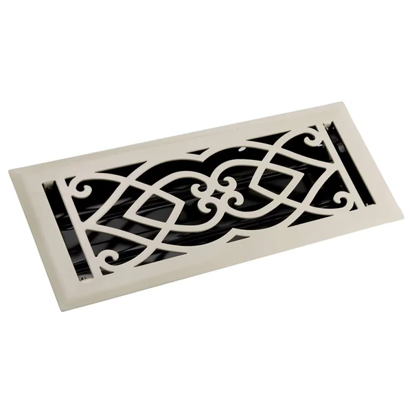 Victorian Steel Wall Register - Almond 6x22 x 10x22 (7-1/4x22 x 11x22 Overall), Signature Hardware 253798
