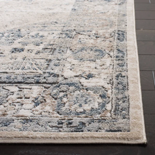 Safavieh Oregon Rug Collection ORE868A - Ivory, Blue - 4& x 6&