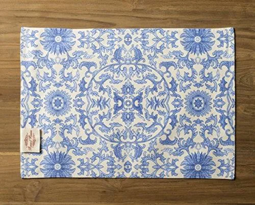 Maison D Hermine Canton 100 Cotton Set of 4 Placemats 13 inch by 19