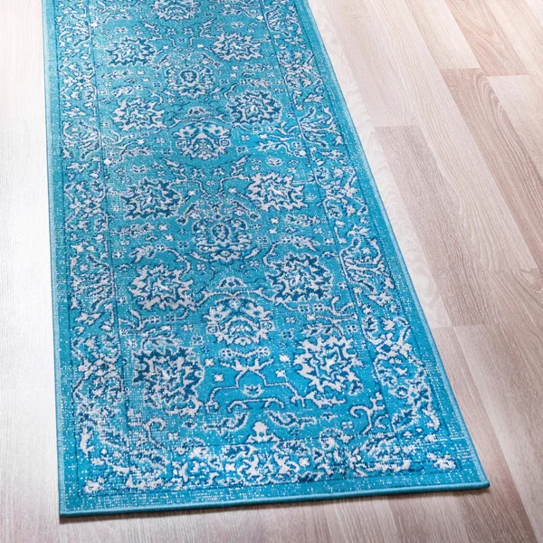 Lucerne Blue 6 ft Runner Area Rug