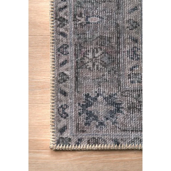 Gracewood Hollow Iragorry Vintage Medallion Area Rug - 7& 6x22 x 9& 10x22