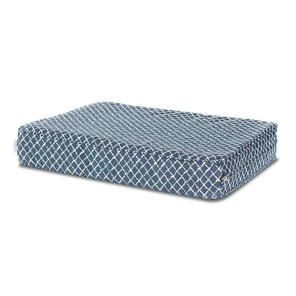 eLuxury Orthopedic Memory Foam Dog Bed - Large, Blue