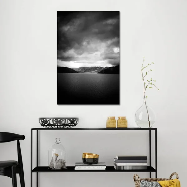iCanvas Stormful Art by Design Fabrikken Canvas Art Wall Decor ( scenic & landscapes > Sky > Weather art)