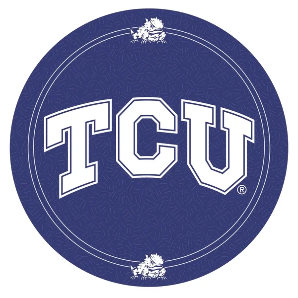 Trademark Texas Christian University Neon Clock