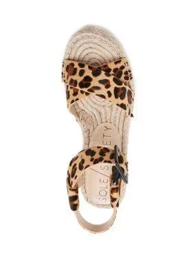 Women's Sole Society Audrina Platform Espadrille Sandal - Size 11 M - Brown