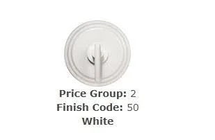 Brasstech 3212/50 Lavatory Drain White