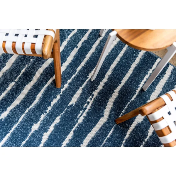 Sabrina Soto Ola Outdoor Rug - Black, 8x10 ft
