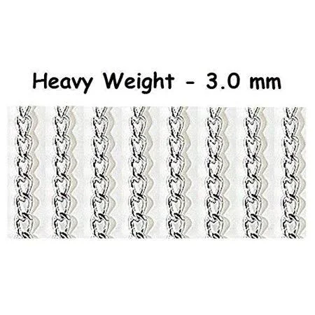 Dog Choke Chain Collar Bulk Packs Wholesale Priced Multi Lots & Quick Delivery(Extra Heavy Weight 3 of Each Length (21 Colla