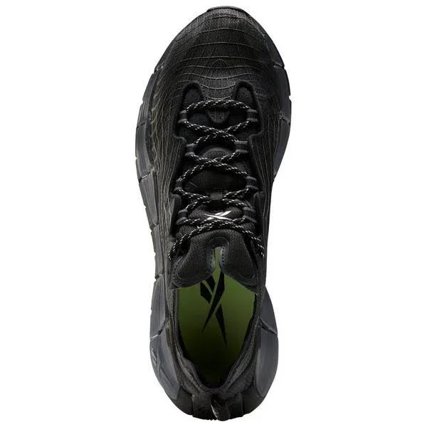Reebok Zig Kinetica II Black/Grey Men's Running Shoes, Size: 13