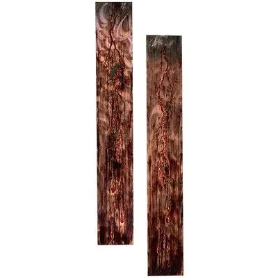 2 Piece Lightning Wall D閏or Set Ivy Bronx Finish: Red