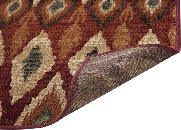 Abacasa 7021-5x8 Sonoma Backgammon Rust/Red Area Rug