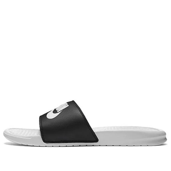 Nike Benassi JDI Mismatch Black White Beach & Pool Slides/Slippers 818736-011 (Size: US 11)