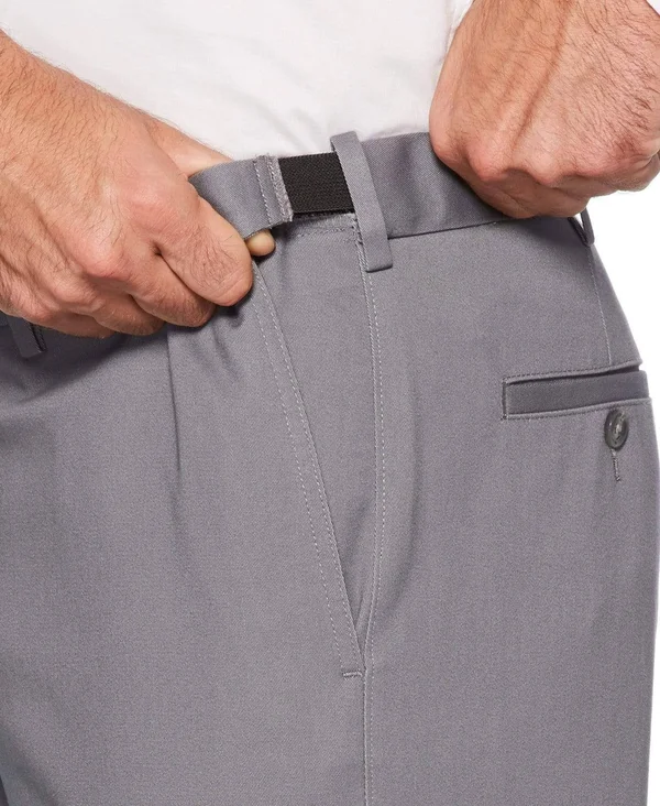Savane Men's Flat Front Stretch Ultimate Performance Chino