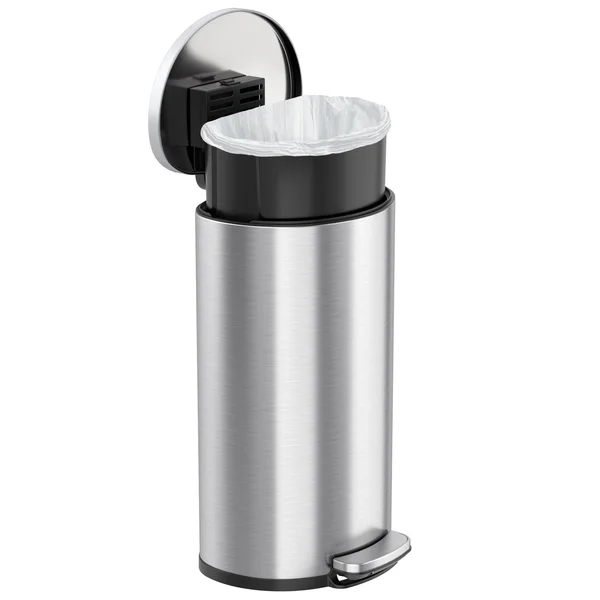 iTouchless SoftStep 8 Gallon Kitchen Step Trash Can with Odor Filter & Removable Inner Bucket, Stainless Steel, 30 LITER Sem