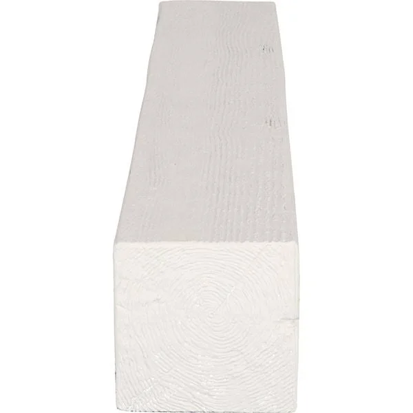 Ekena Millwork MANURS06X08X84UN 6x22H x 8x22D x 84x22W Rough Sawn Faux Wood Fireplace Mantel - Factory Prepped, Ready for Paint