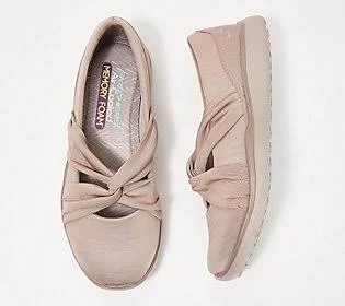 Skechers Microburst Womens Sneakers Slip-On - Size 7 Medium, Beige