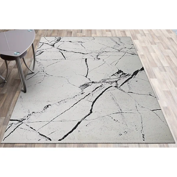 Maravedi Lightning Area Rug - 3&11x22 x 5&11x22 - Ivory