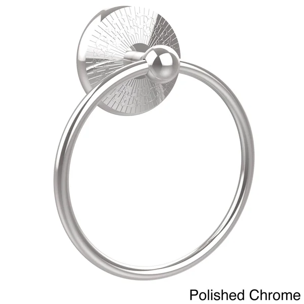 Allied Brass MC-16 Monte Carlo Collection Towel Ring - Polished Chrome