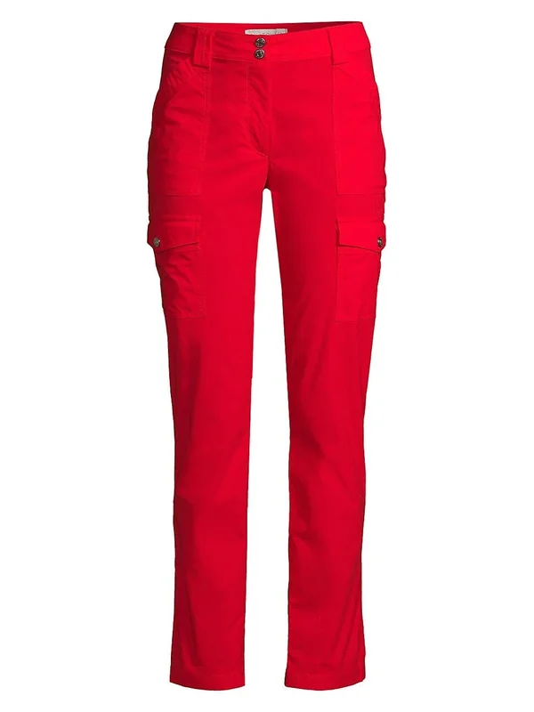 Anatomie Kate Cargo Slim Fit Red Small - Red