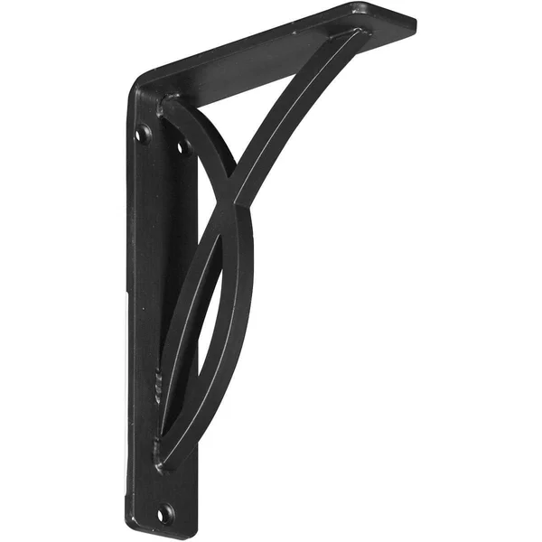 Miller Wrought Iron Bracket Antiqued Silver 2x22W x 7 1/2x22D x 10x22H - (Triple Center Brace)