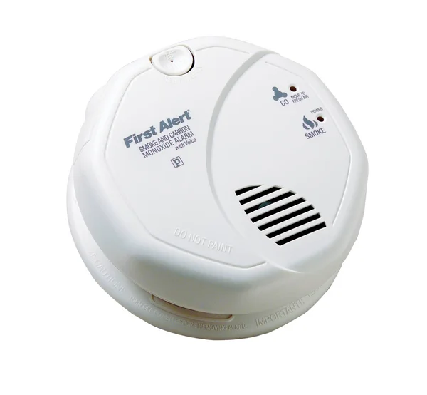 First Alert Photoelectric Smoke And Carbon Monoxide Detector With Voice Alarm - 120 Volt Ac/Dc, White